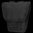 The Condor Handcuff Pouch is a black fabric utility pouch with reinforced stitching and a flap closure, shown against a transparent background.